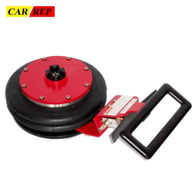 

Stable 2T Pneumatic Jack Car Lifting Equipment Lift Time 3 Sec 350mm Height Air Balloon Jack With High Quanlity Rubber Car Jack