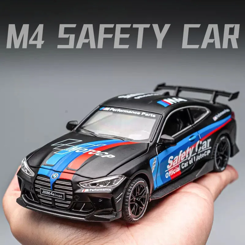 

Модель спортивного автомобиля из сплава, 1:32, BMW-M4, Литые металлические игрушечные транспортные средства, модель автомобиля с высокой симуля...