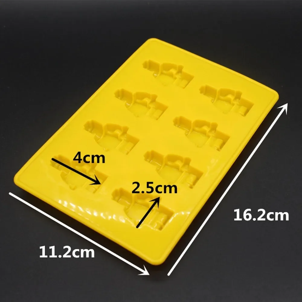 

Форма для льда робот из силикона Goldbaking