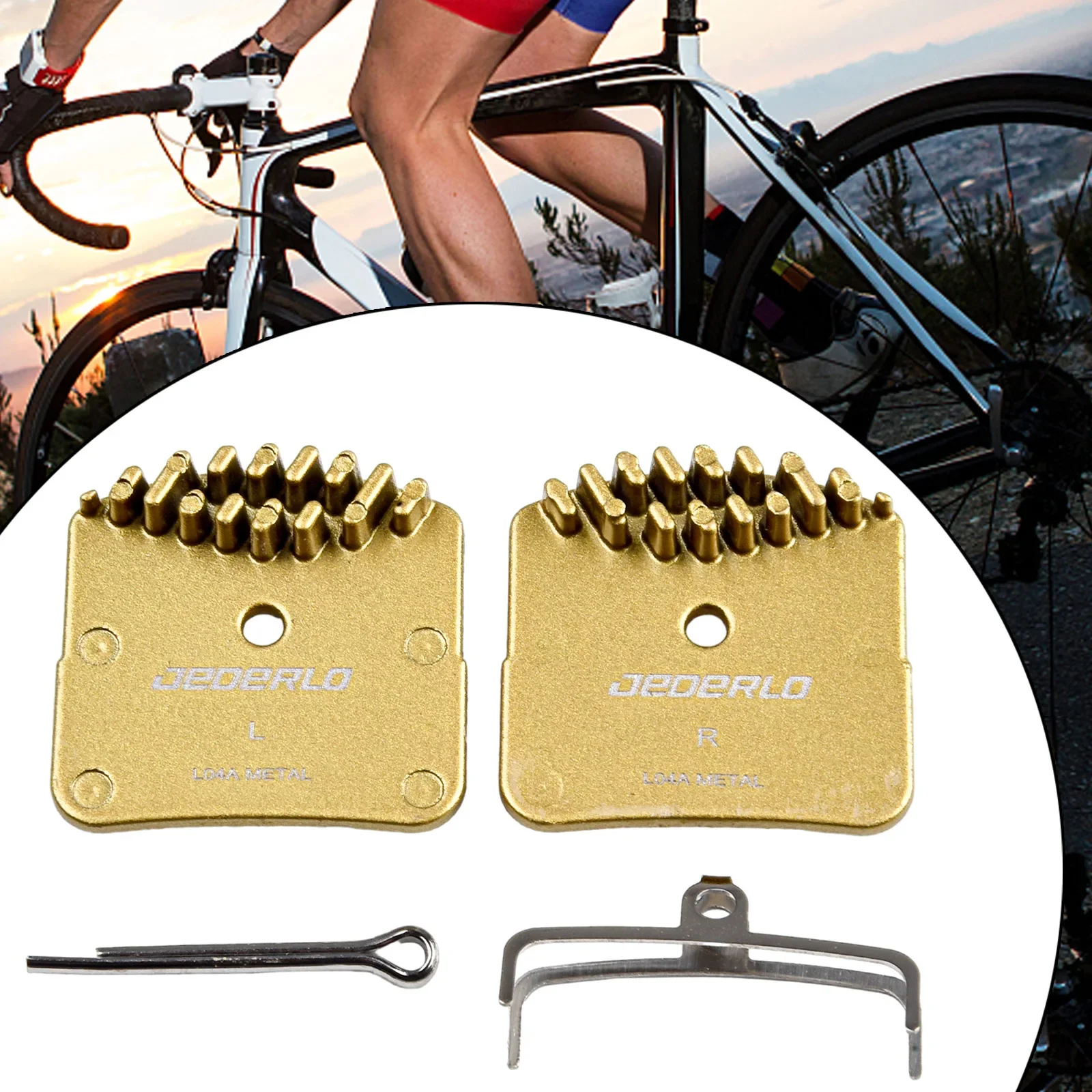 1 пара велосипедных металлических дисковых тормозных колодок для Shimano BR-R9170 R8070 R7070