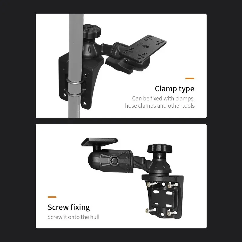 Вертикальное 12-дюймовое поворотное крепление для рыболокатов и плоттеров