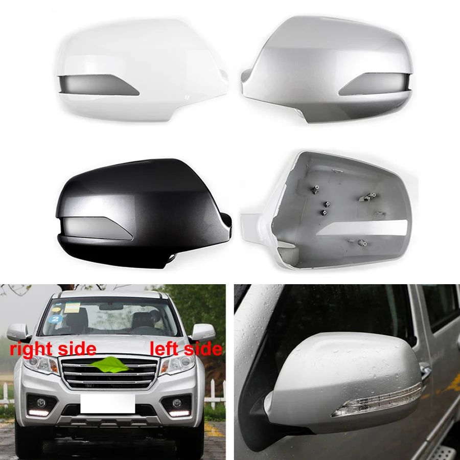 

for Great Wall Pickup Wingle 6 Car Rear View Door Wing Mirror Cover Side Rearview Mirrors Shell Cap with Painted Color 1pcs