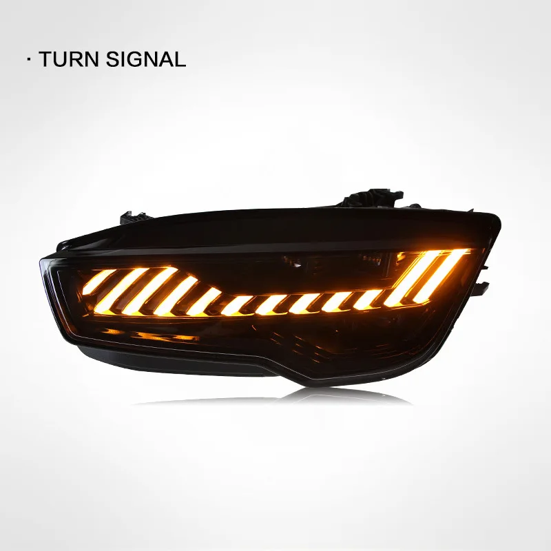 Автомобильные фары в сборе для 2011-18 Audi A7 модифицированная модель RS7 дневные