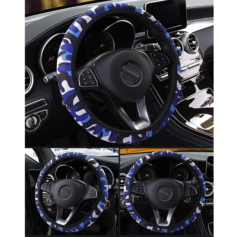 

Чехол на руль автомобиля Камуфляжный, 38 см, противоскользящий