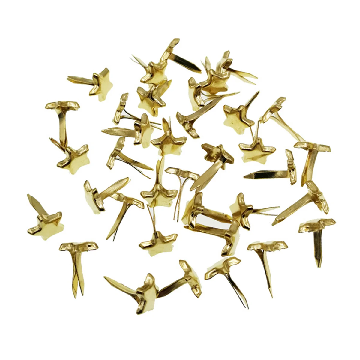 

Brads Paper Metal Fasteners Brad Fastener Scrapbooking Star Decorative Craft Crafts Embellishments Diy Mini Pearl Crafting Pin