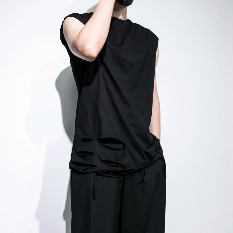 

Футболка мужская без рукавов в стиле хип-хоп