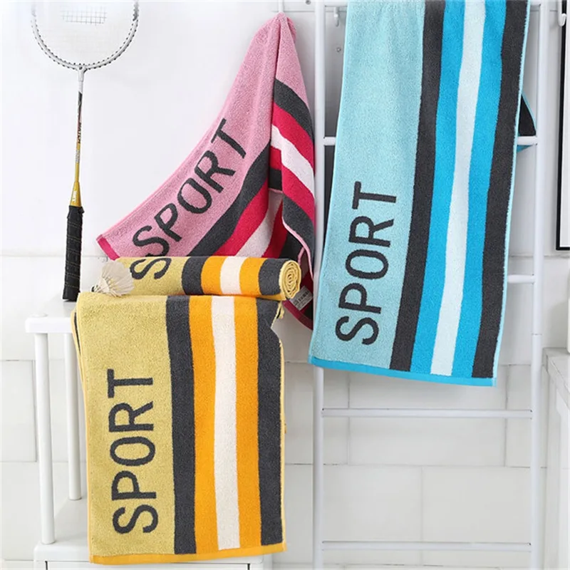

Yaapeet 40X95cm Larger Size Sports Towel 100% Cotton Terry Gym Towel toalha de esportes Swimming Travel essiential 3 colors