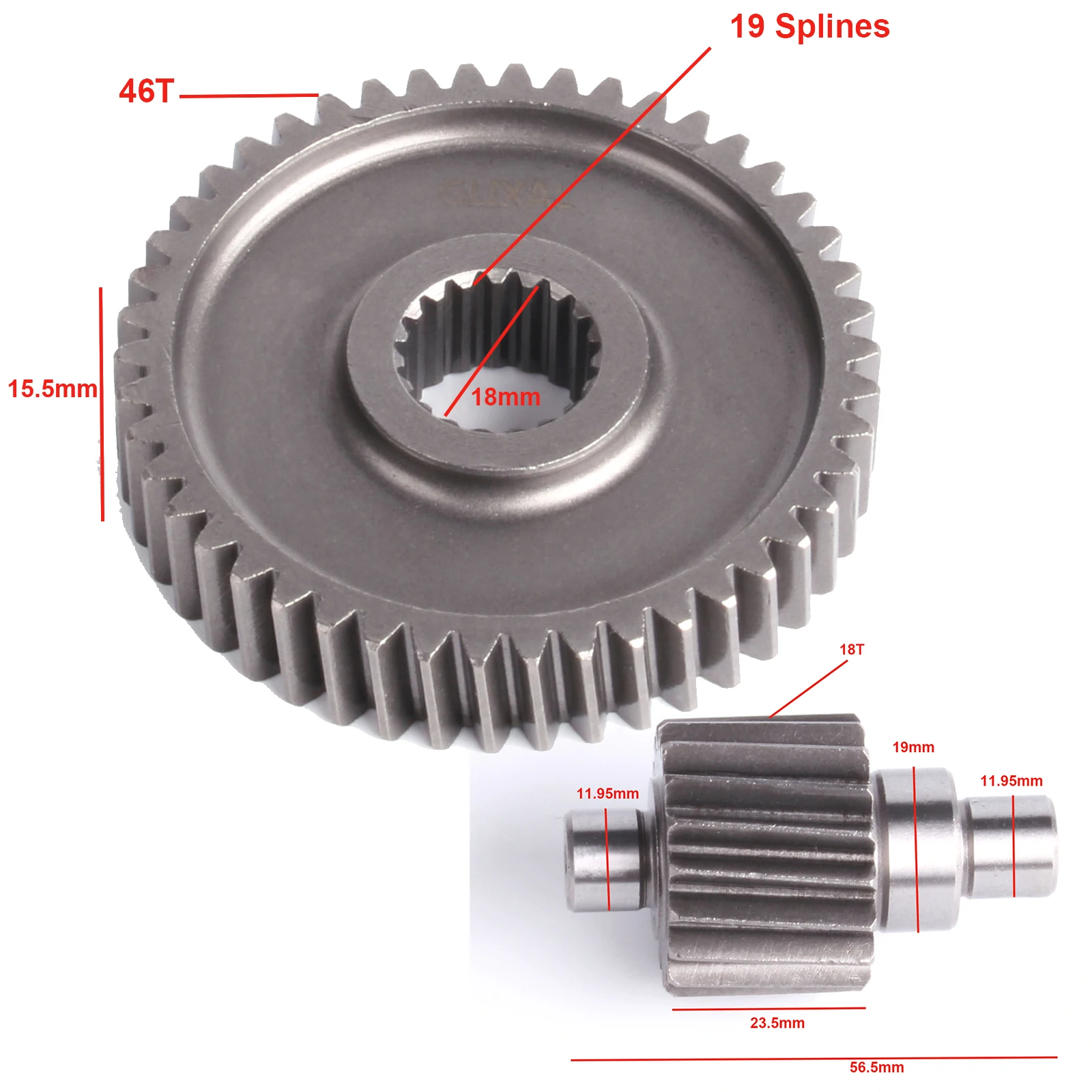 

Glixal GY6 49cc 50cc 80cc Китайский скутер Высокопроизводительный гоночный комплект передач 139QMB 139QMA 147QMD Мопед ATV Go Kart