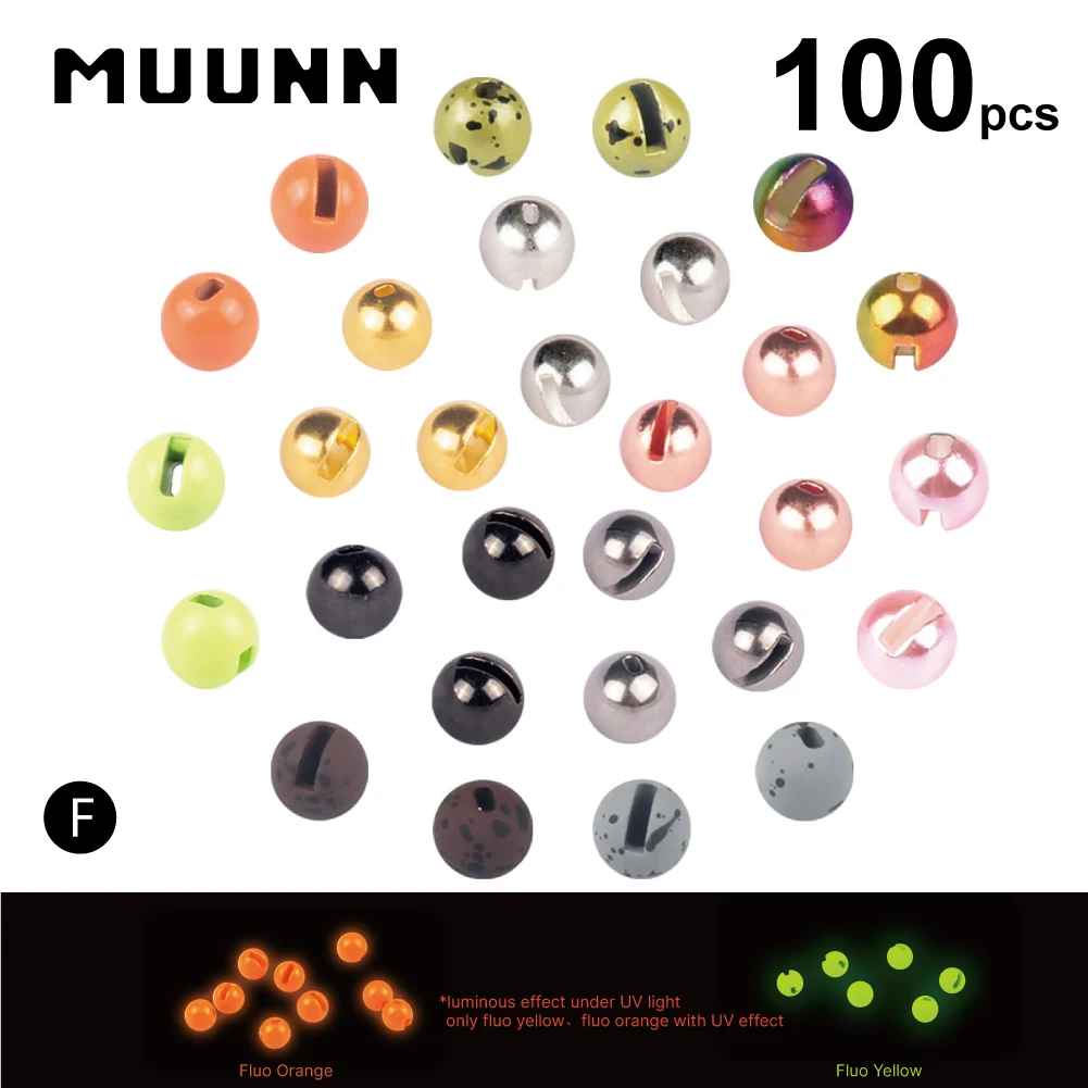 MUUNN 100pcs 1.5-3.5 mm вольфрам шпунт бисер сплетенный материал многоцветный перелет