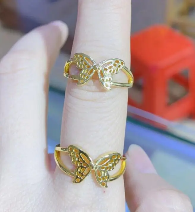 

Женское Открытое кольцо с бабочкой, обручальное кольцо золотистого цвета с кристаллами и цирконием, минималистичные геометрические кольца...