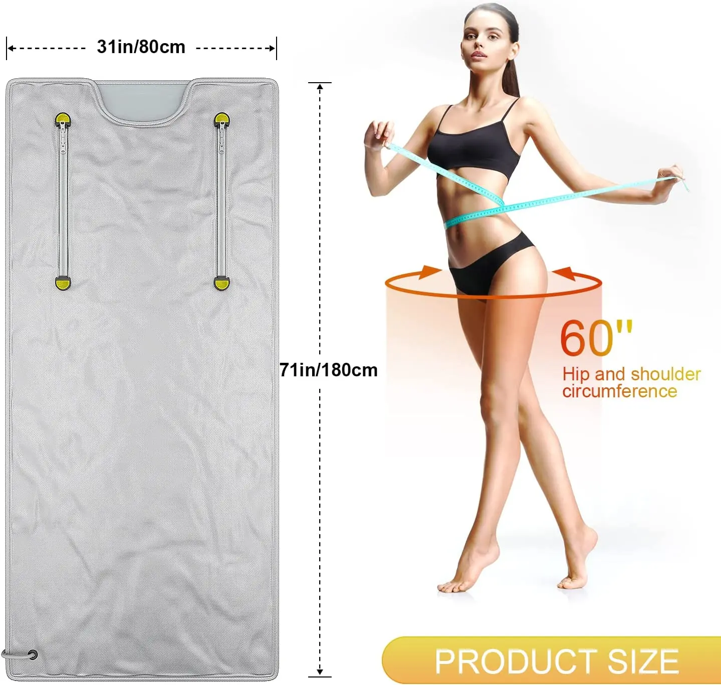 2-зонное одеяло для термальной сауны потеря веса утяжеленное дома/устройство