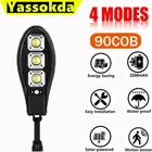 Усветильник лампа на солнечной батарее, 4000 Вт5000 Вт, IP65Waterproof Light для сада, стены, улицы, регулируемый угол, Солнечная лампа с тремя режимами