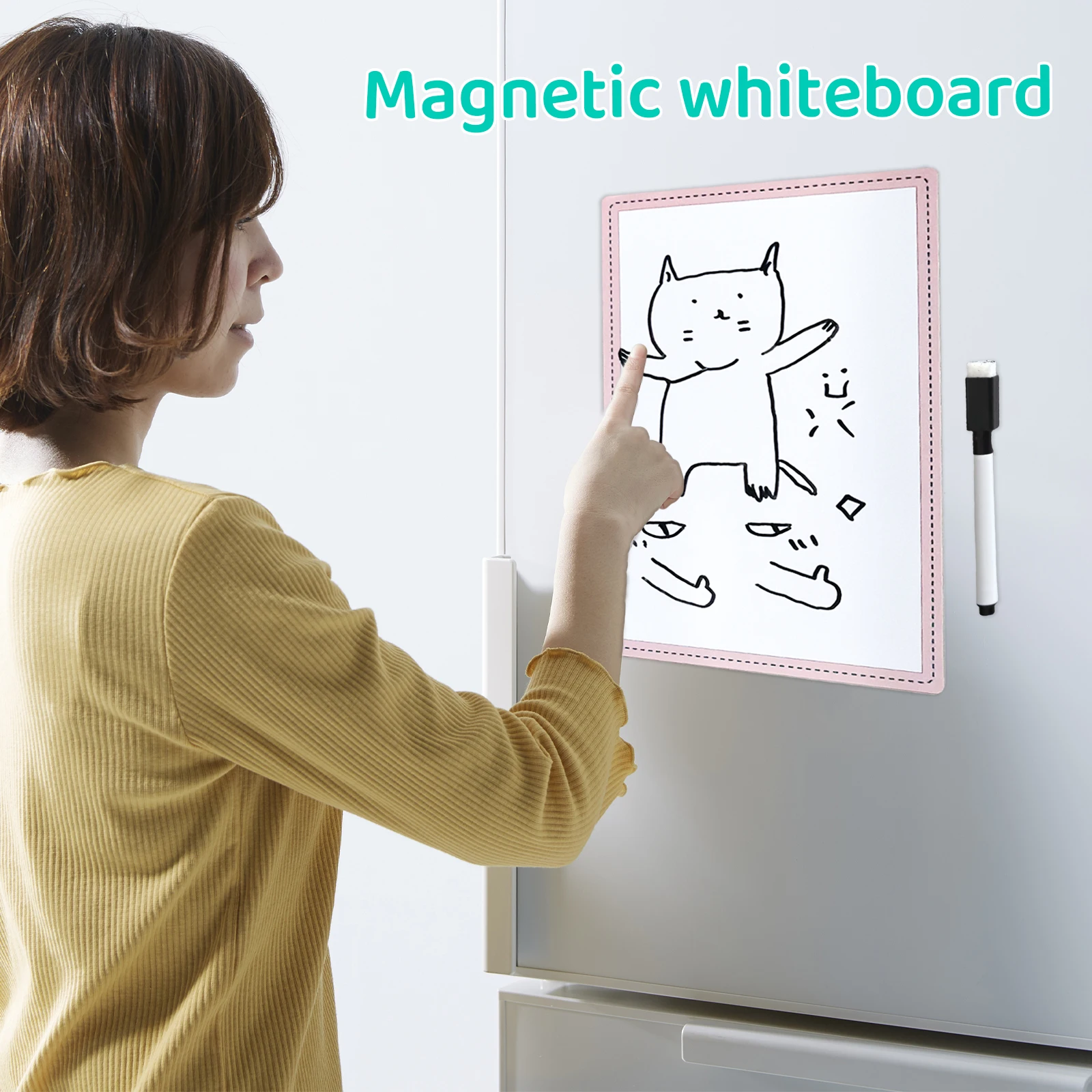 Детская Магнитная Доска Для Холодильника Со Стираемым Граффити Магнитный