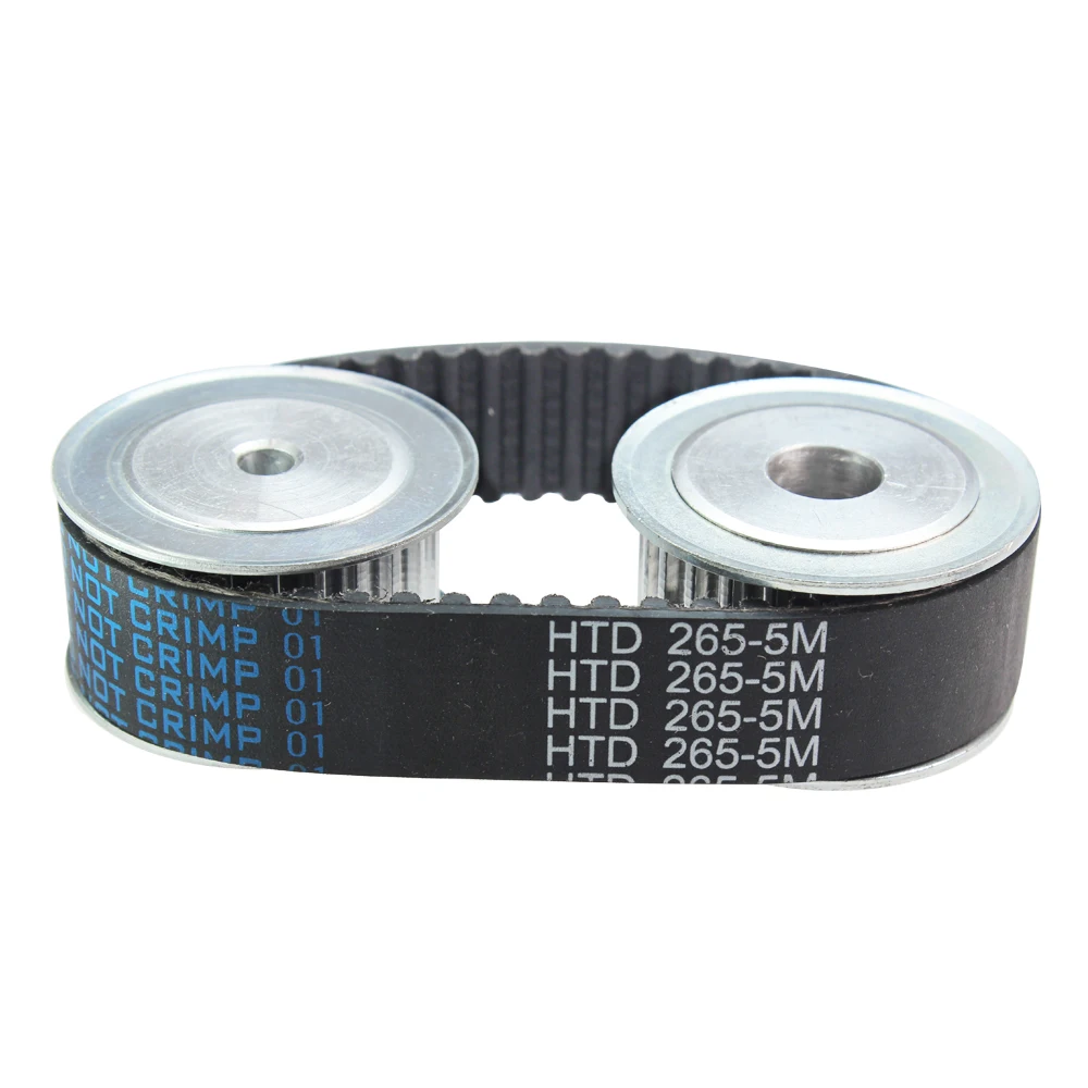1 Piece Timing Belt HTD5M Length-220/225/230/235/240/245/250/255 mm Teeth Pitch 5 mm Belt Width 15/20/25mm  For 5M Timing Pulley images - 6