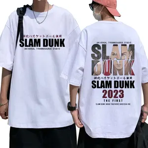 Футболка с аниме Slam Dunk, футболки Ryota Miyagi Hisashi Mitsui для мужчин и женщин, футболки большого размера с коротким рукавом для команды Shohoku