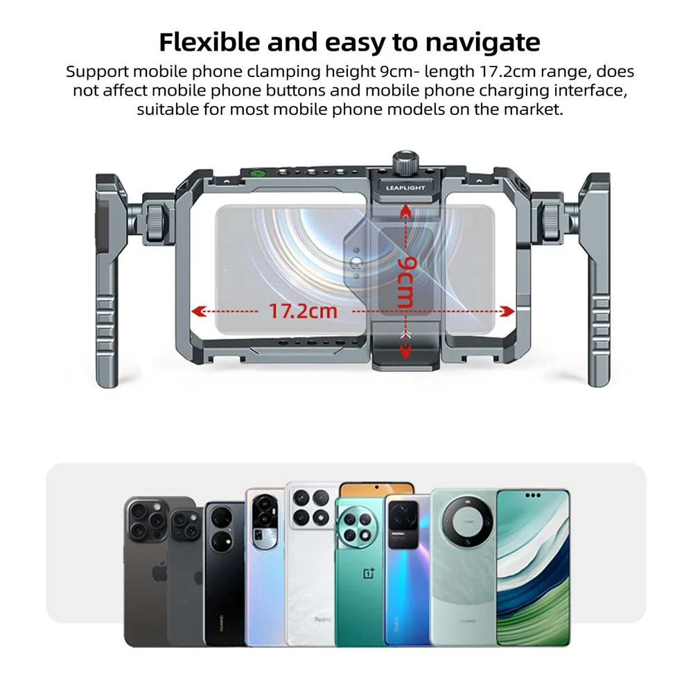 Универсальный металлический держатель для телефона умный стабилизатор с