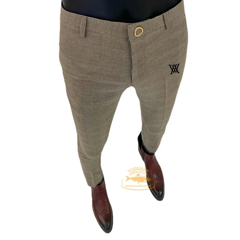 

Sports Pant Golf Apparel Thick Warm Golf Fleece Trousers For Men Elastic Waterproof Sport Golf Pants