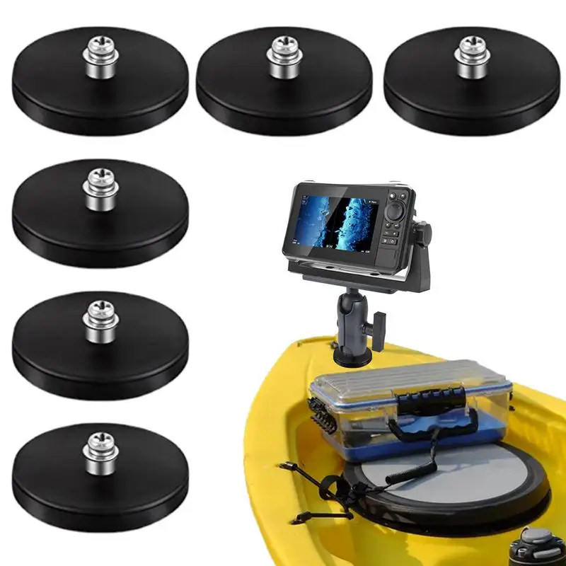 

Магниты с резиновым покрытием, 6 шт., неодимовый магнит с резиновым покрытием, окрашенная поверхность, водонепроницаемые магниты, магнит с резьбой