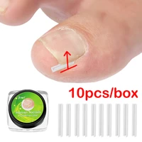 10pcs ingrown toenail correction strip brace paronychia correction straightening clips toe nail treatment groove pedicure tools