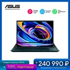 Ноутбук ASUS ZenBook Pro Duo 15 OLED UX582LR-H2004T 15.6' 4K UHDCore i7-10870H16Gb 1Tb SSDRTX 3070 для ноутбуков