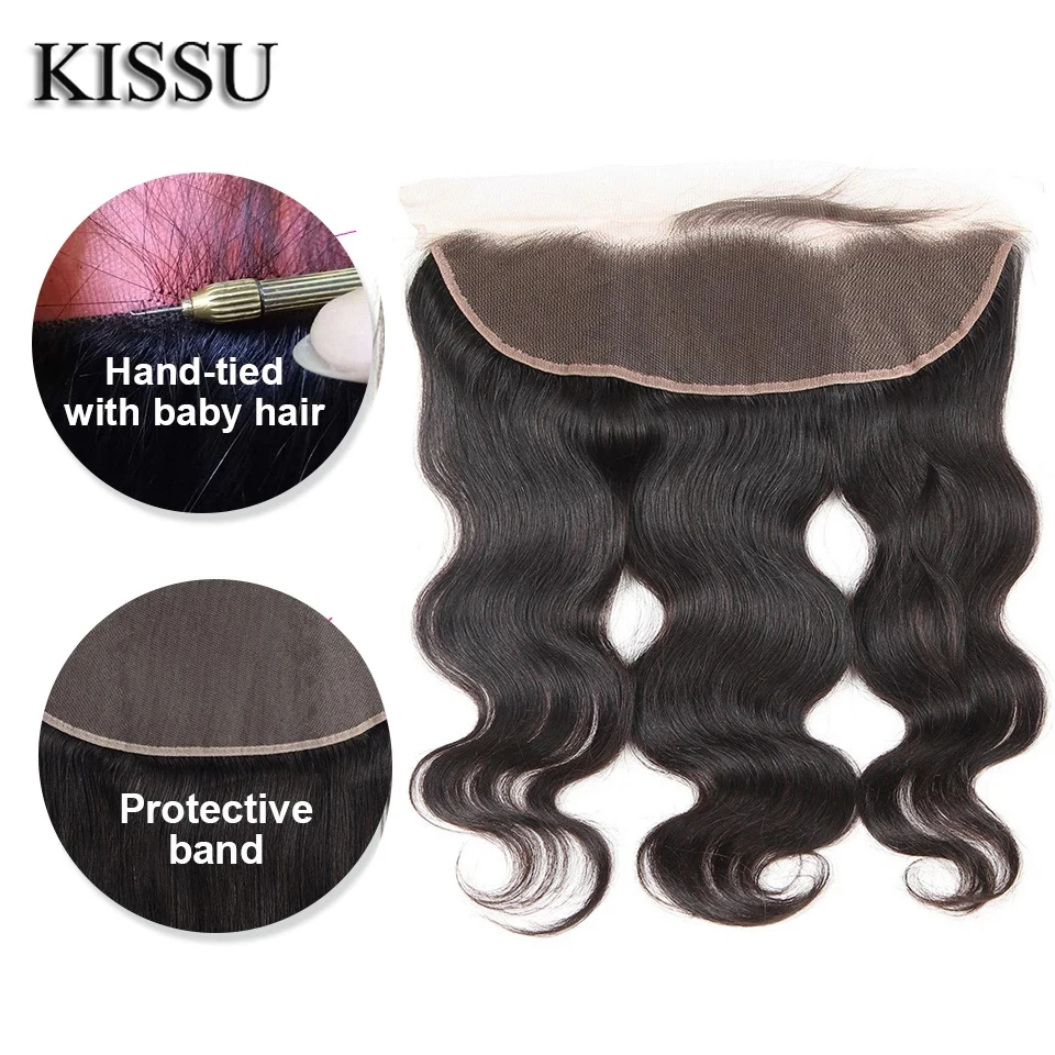 Бразильские волнистые человеческие волосы от уха до 13x4 |