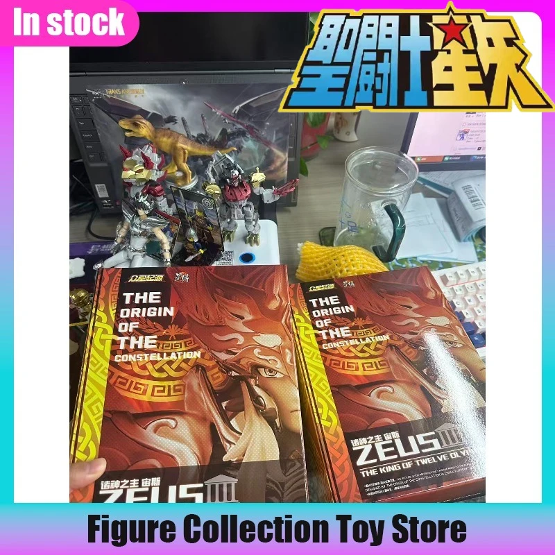 Фото Абсолютно новая коллекционная подвижная фигурка ToyPoint TP Origin of Stars Zeus Star-forged Versio Saint Seiya Myth, подарок №1