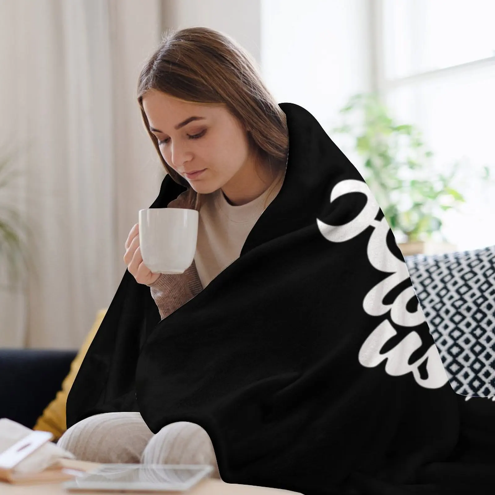 Мы любимо потому что он первым любимым нас 1 Джон 4:19 Декоративное одеяло для