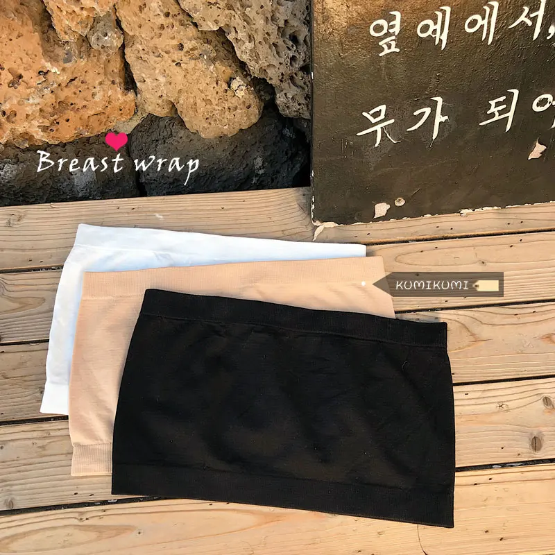 

Light proof seamless one piece bra, underwear, vest, women's summer 2022 New Black Wrap bottom shirt