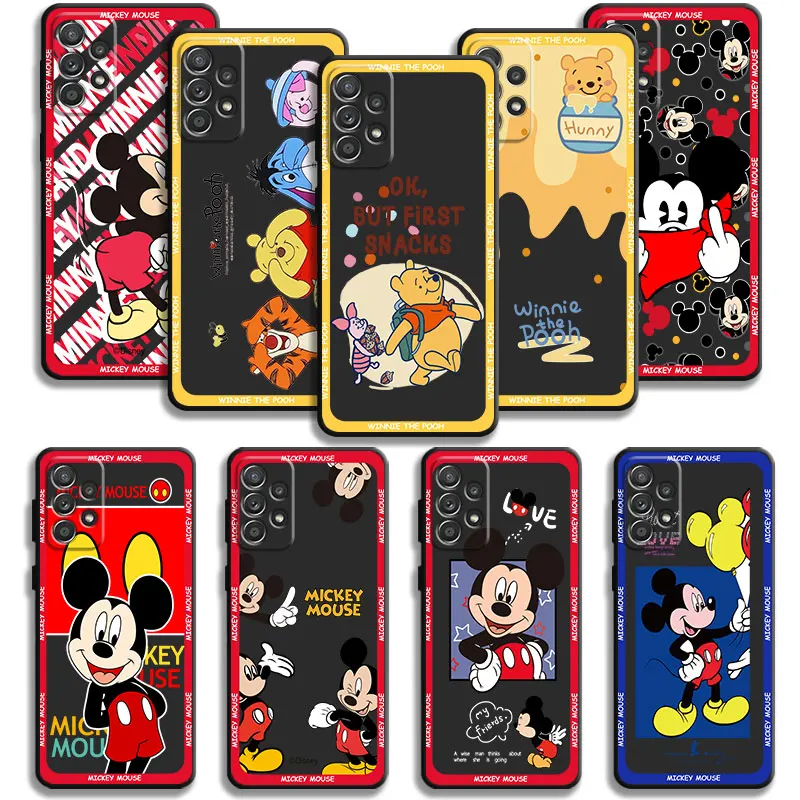 

Mickey Minerva Goofy Donald Winnie Phone Funda For Samsung Galaxy A21s A13 5G A51 A12 A32 4G A52 A53 A33 A73 A23 A11 A72 A22