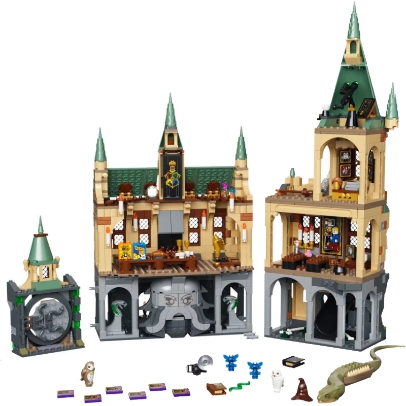 

1176pcs FamousMovie 76389 Chamber of Secrets Building Model Building Blocks Children's Educational Toys Christmas Birthday Gifts