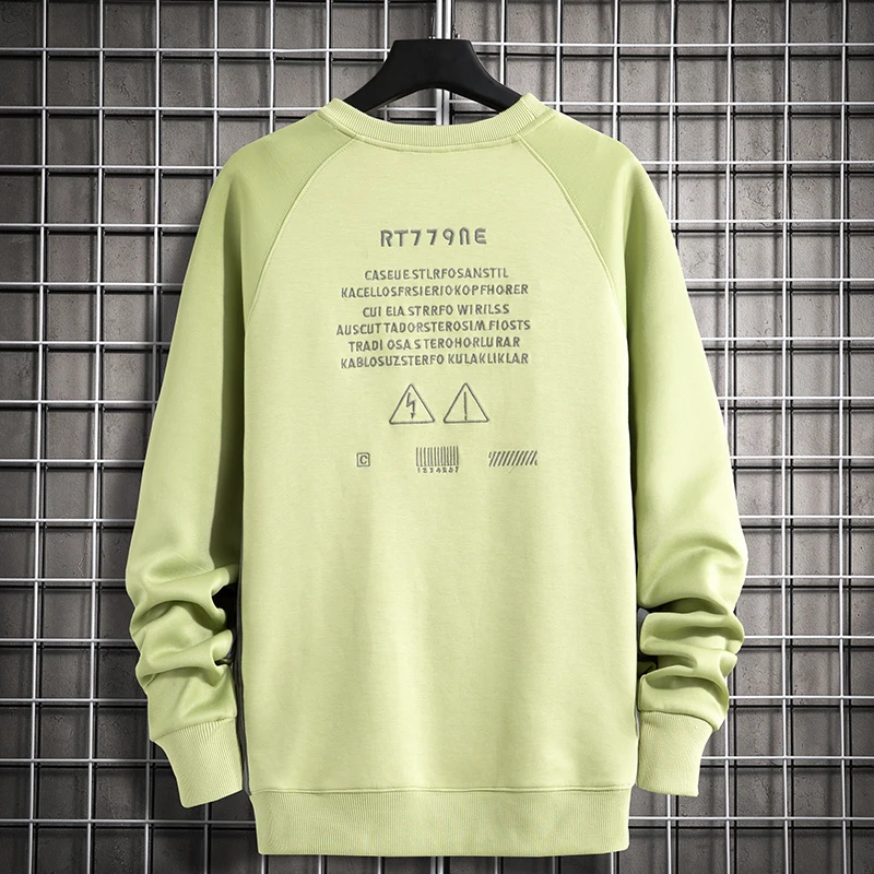 Plus Size Cotton Men's Sweater Solid Color High Quality Warm Soft Comfortable Pullover Men's New Winter Autumn Wear M- 5XL