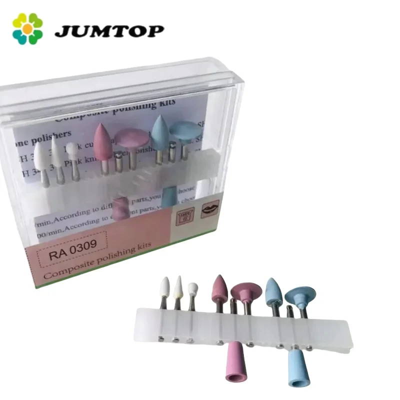 JUMTOP 9 шт./кор. стоматологический композитный набор для полировки зубов из смолы