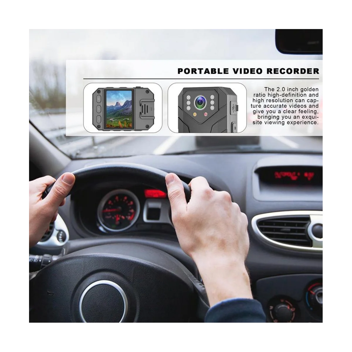 

Мини-камера 1080P видеорегистратор носимая HD камера с ночным видением 6-8 часов работы от батареи Спортивная камера