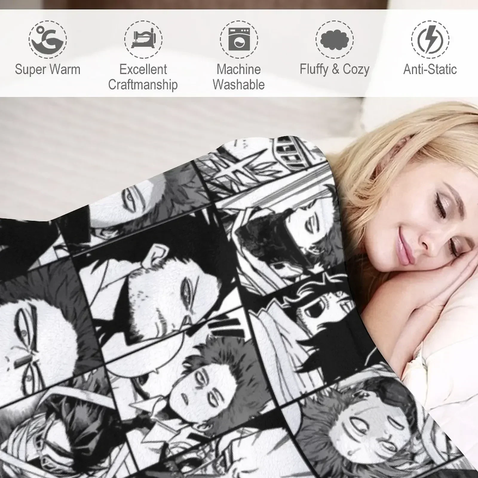 Aiza wa and Shin zo mix манга панели коллаж пледы многоцелевые плюшевые фланелевые одеяла