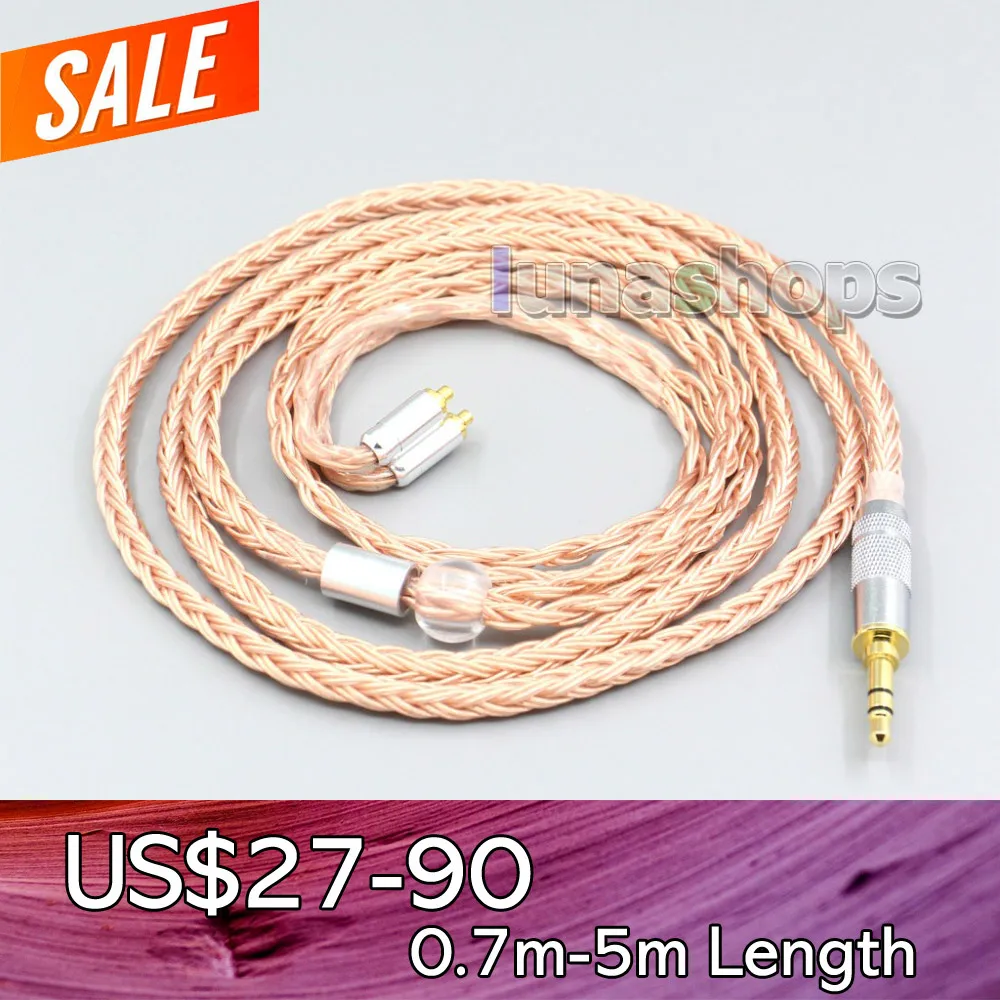 

LN006734 16 Core 99% 7N OCC Earphone Cable For MMCX Sennheiser ie200 IE300 IE900 IE600 Earphone