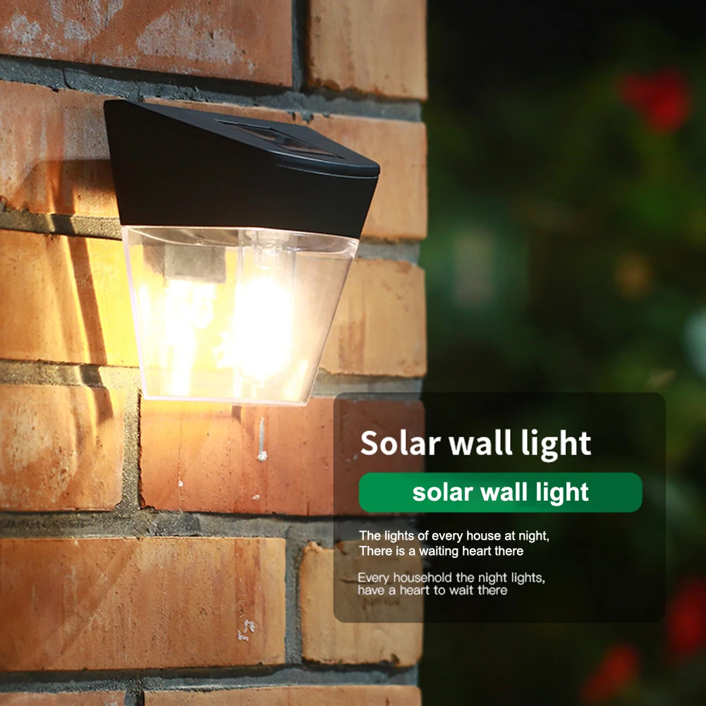 

Настенный светодиодный светильник на солнечной батарее, водонепроницаемая уличная лампа для сада, улицы, двора, настенная лампа на солнечн...
