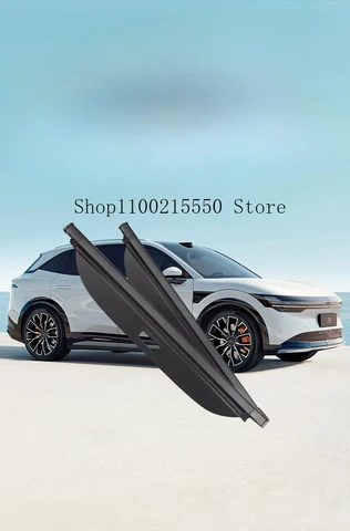 Для Zeekr 7X 2024-2025 Автомобильный багажник, крышка багажника, задний органайзер для багажа, занавеска, выдвижной щиток