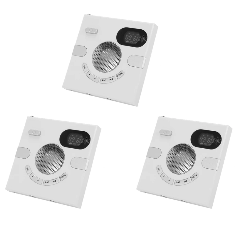 Настенный Fm-радиоприемник с отображением времени 3 шт.