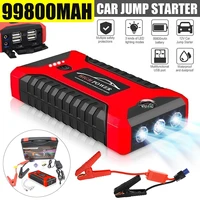 99800mAh 12V Portable Car Jump Starter Power Booster Battery Charger Starting Device Power Bank Emergency Buster Jumper Start