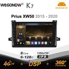 Автомобильное радио Ownice K7, 6G + 128G, Android 10,0, для Toyota Prius XW50 2015-2020, GPS, 2DIN, 4G LTE, 5G, Wi-Fi, 360, SPDIF