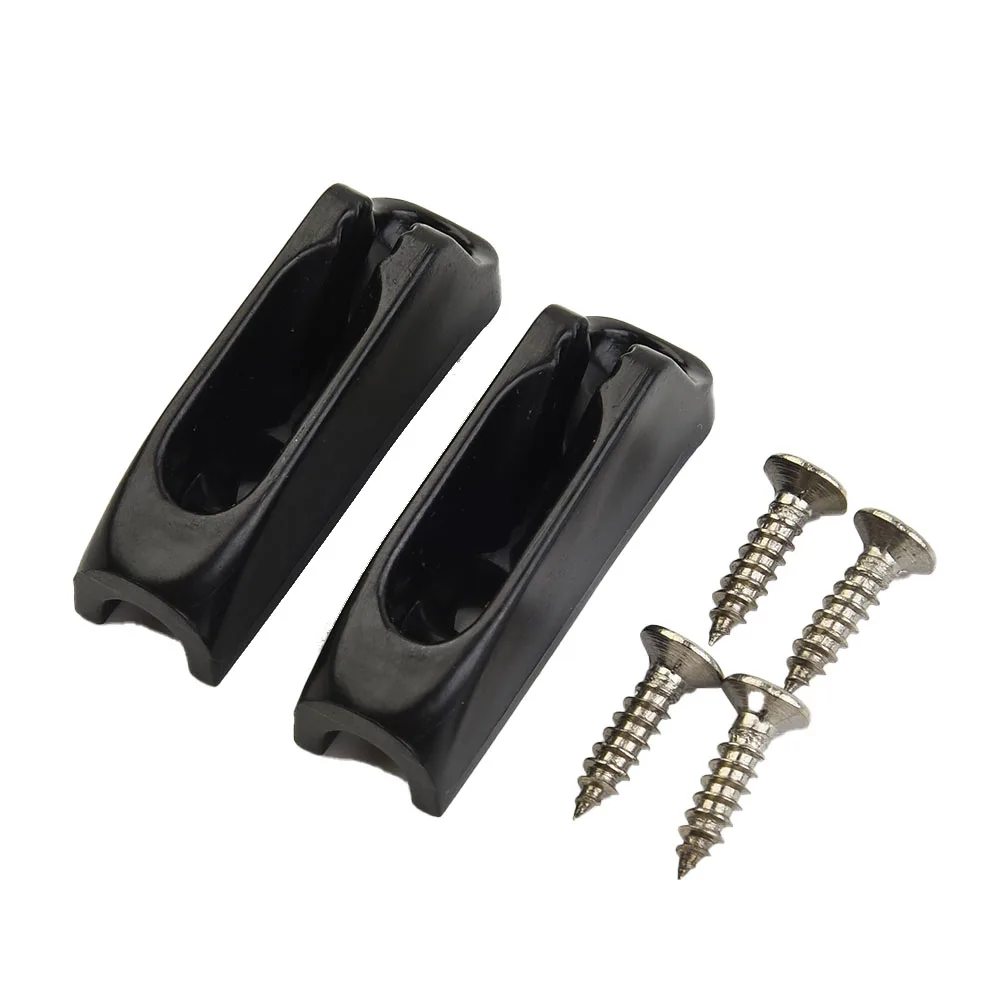 

2pcs Boat Rope Clamps 44x13x15mm Cleat Self-Lock Nylon Clam Cleat Cord Tensioner Runner/Canoeing/Surfing Marine Hardware