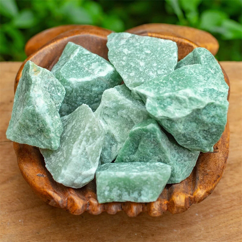 

Natural Gems Quartz Crystal Green Aventurine Rough Stones Raw Gemstones Rock Healing Reiki Feng Shui Decoration