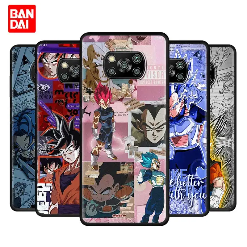 

Japan Anime Dragon Ball Phone Case for Xiaomi Mi Poco X3 NFC M3 F3 Note 11 10s 10t 9t K40 Pro Plus Ultra Cover Style Coque Capa