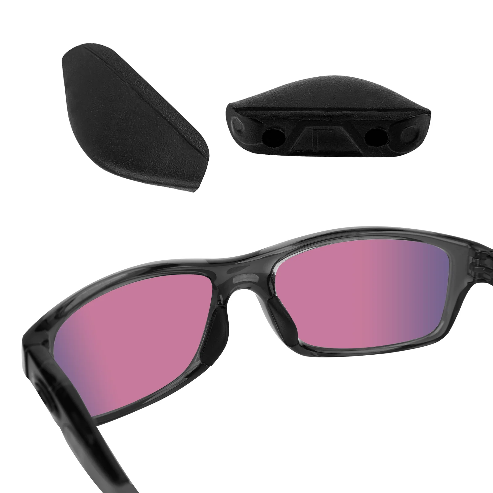 Резиновые Замена Nosepads OOWLIT для Oakley Ridgeline/ Step Up/ Triggerman Asia Fit/ Underspin/ Urgency Sunglasses