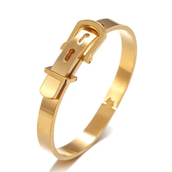 Fashion Stainless Steel Open Design Men Bracelets 8MM Adjustable Cuff Bangle Bracelet For Women Lover Jewelry Gifts 2022 New