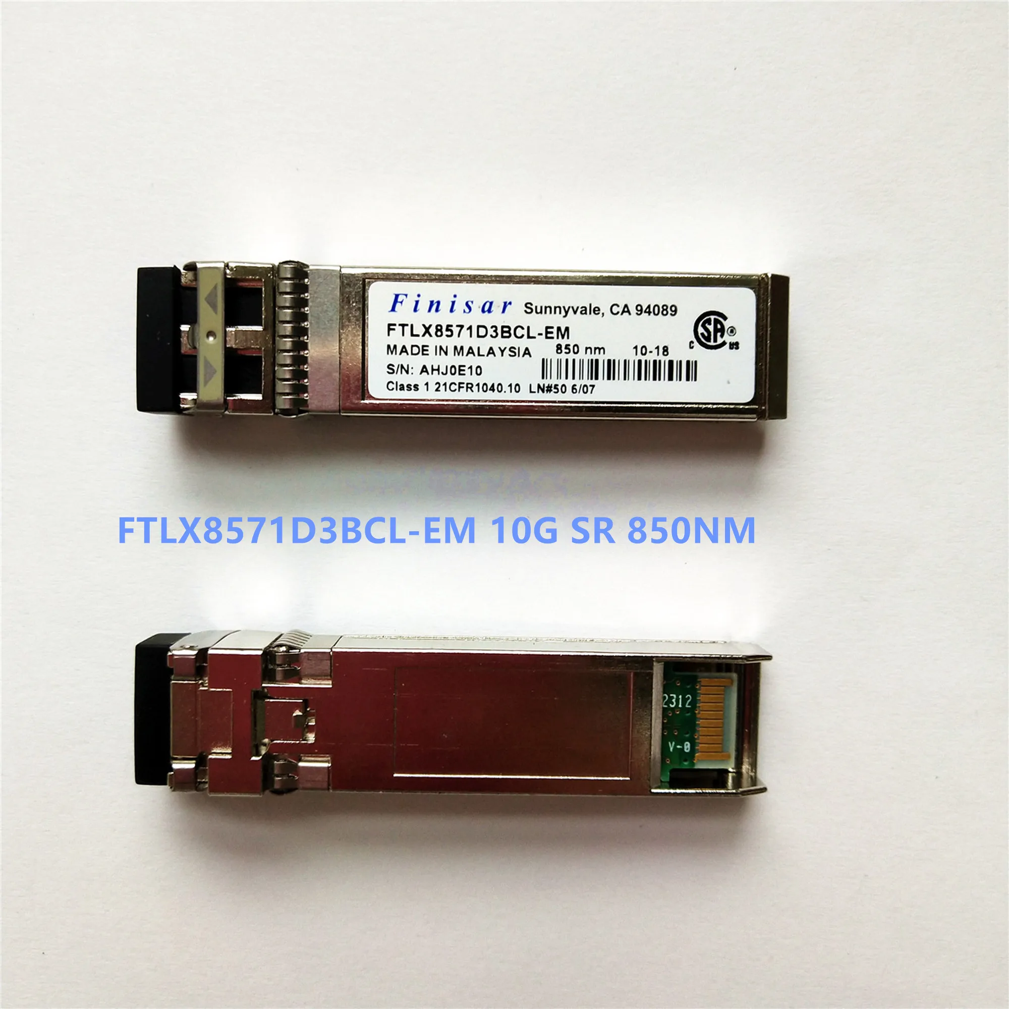 Finisar Module 10G SFP 850NM Optical Fiber FTLX8571D3BCL FTLX8571D3BNL-E5 FTLX8571D3BCL-EM FTLX8574D3BCL FTLX8574D3BNL-E5