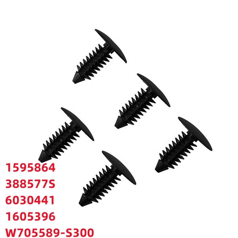 100 шт., пластиковые автомобильные заклепки, 1595864 S 388577 6030441