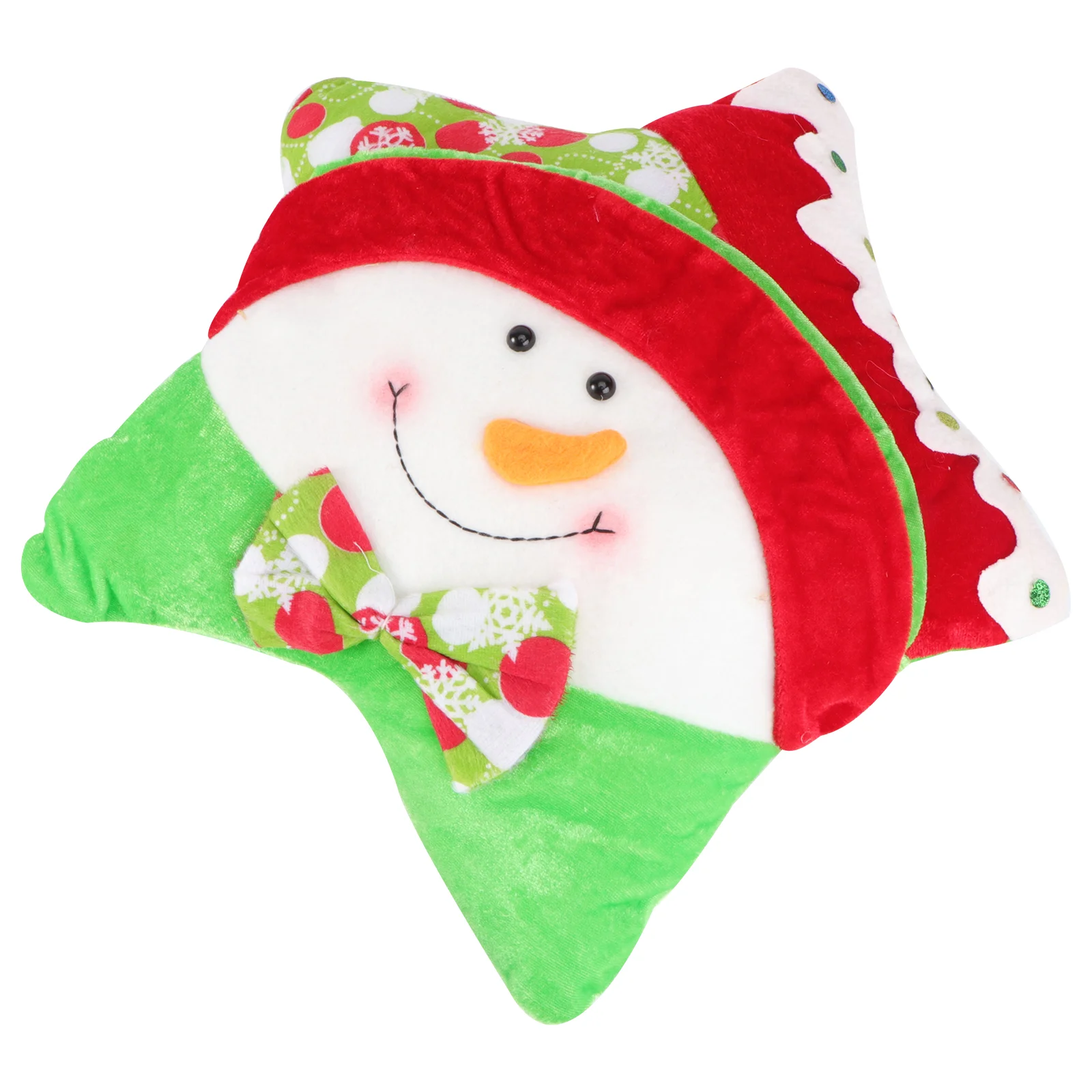 

1pc Sofa Cushion Cartoon Pillow Throw Pillow Five-pointed Star Shaped Pillow for Christmas