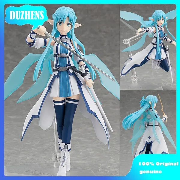 

100% оригинал: Sword Art Online AsunaYuuki 13,5 см figma-264 ПВХ фигура аниме Модели игрушки Фигурки коллекционные куклы в подарок