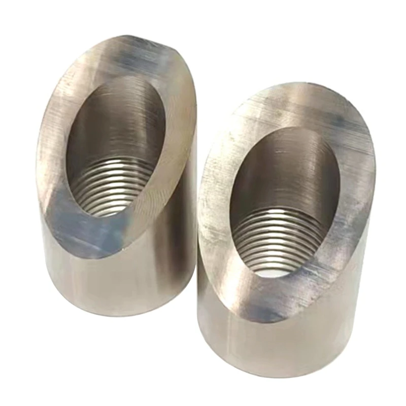 

2 PCS 45 Degree Curve Notched Nut Bung M18 x 1.5mm O2 Oxygen Sensor Plugs Connector Oxygen Sensor Interface Parts